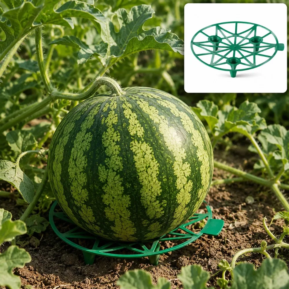 Soporte para Melón, Juego de Soportes para Plantas de Jardín para Sandía, Calabaza y Fresa, Previene la Podridad de los Frutos, Mejora el Flujo de Aire y la Drenaje