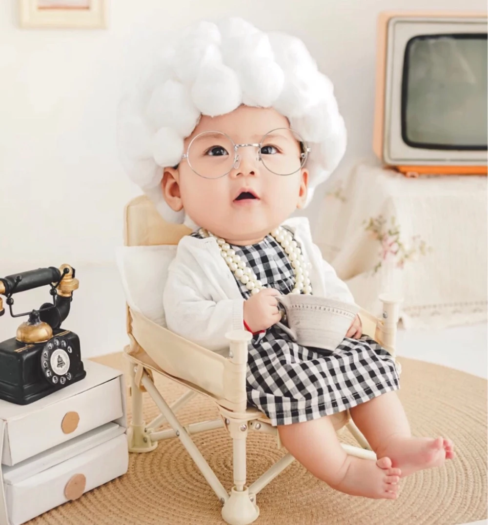 Newborn Photography Props Grandmother Outfit Baby Girl Cosplay Grandma Clothes Baby Boy Grandpa Costume Photo Newborn Outfit