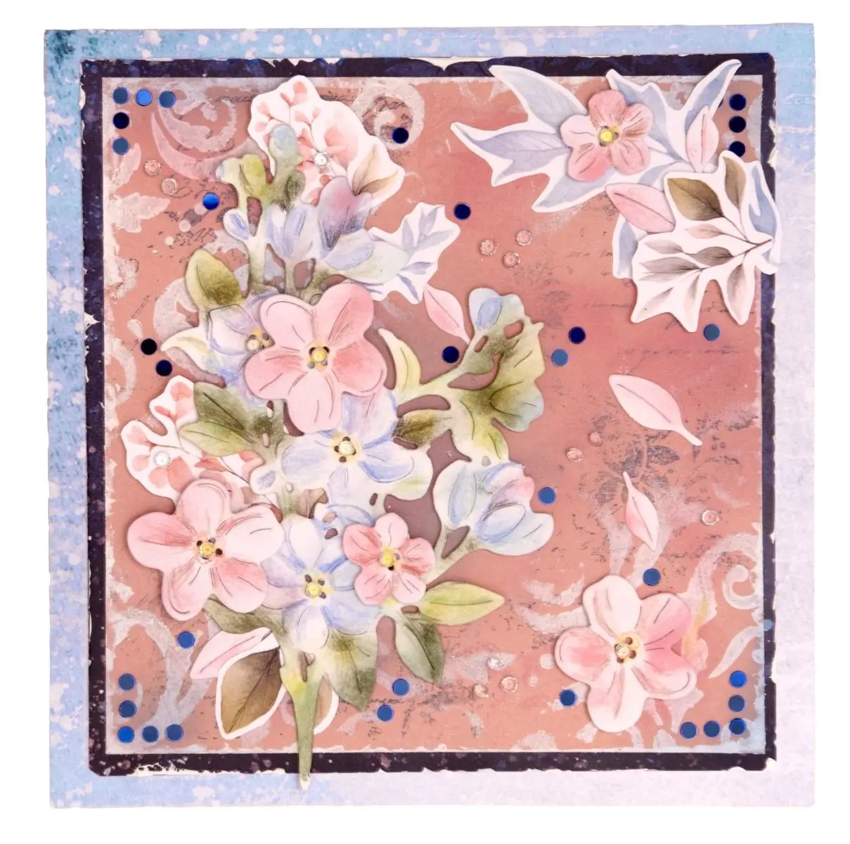Frozen flowers Snowdrop Blossoms Ornamental Metal Cutting Dies Silicone Stamps Scrapbooking Stencil Photo Album Card DIY Paper