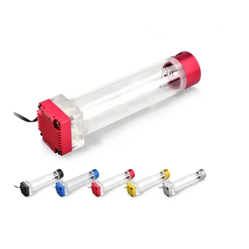 

PC water cooling pump P67D with water tank A-RGB lights 500L/H quiet DC 12V pump for DIY PC water cooling PWM support