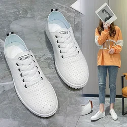 Women's Vulcanized Shoes Breathable Comfortable Hole Outdoor Sports Shoes Summer Running Shoes