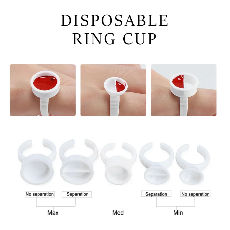 Aimoosi Tattoo consumables Ring cup Accessories Makeup Tattoo Tools ink Cup holders Practice skin Practice Permanent makeup