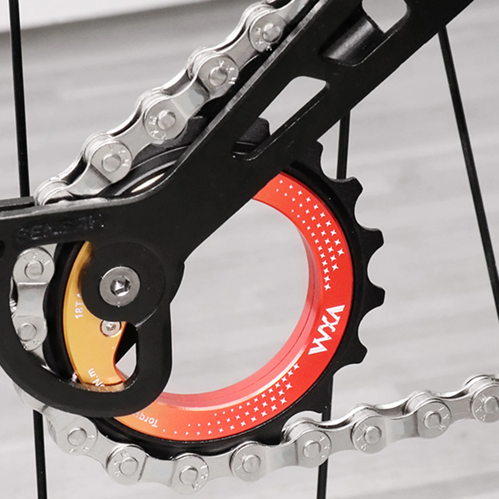 

18T Rear Derailleur Ceramic Pulley 9/10/11 Speeds Hollow Eccentric Pulley Wheel Bike Guide for R8000/7000 Bicycle Accessories