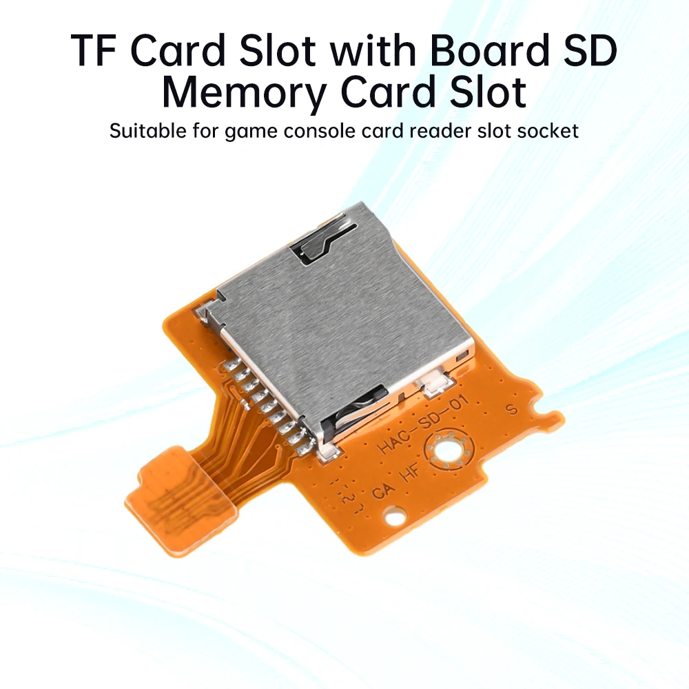 TF Card Slot with Board SD Memory Card Slot Suitable For Nintendo Switch Gaming Machine Card Reader Slot Socket