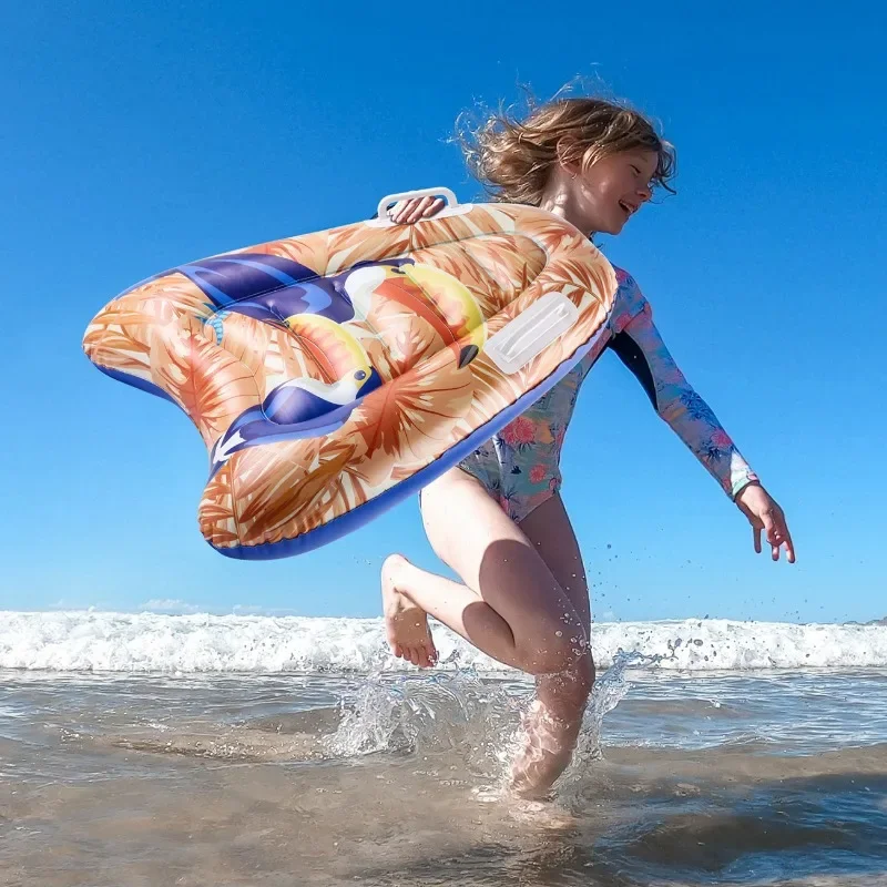 Jouet gonflable pour enfants, planche de surf triangulaire en PVC, planche flottante d'eau, piscine d'été, plage, natation, jouet aquatique, radeau gonflable d'extérieur