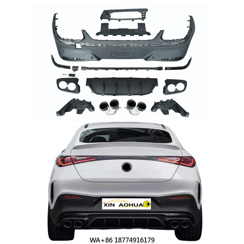 

Новейший спойлер заднего бампера, выхлопная труба, автозапчасти для C254 GLC43 AMAG COUPE, комплект кузова