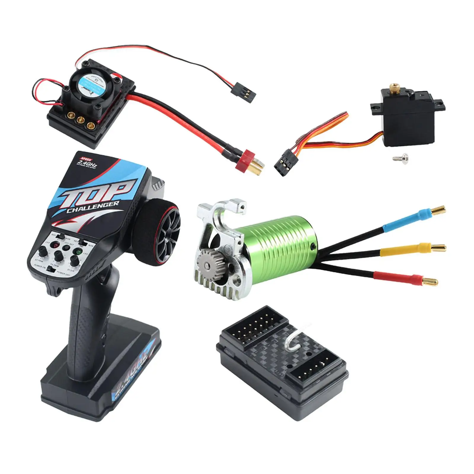 1/14 RC ESC Remote Control Easy to Install Upgrade Accessories Electronic Speed Controller for 124018 124019 144001 Q146 Crawler