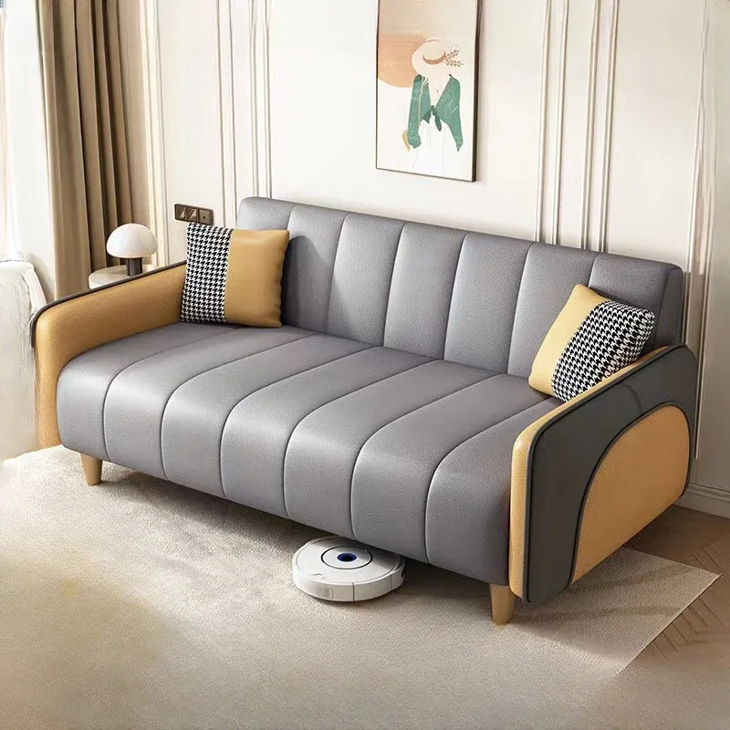 #Two Seater Nordic Living Room Sofas Cozy European Armchair Lazy Sofas Floor Daybed Luxury Divani Da Soggiorno Home Furniture