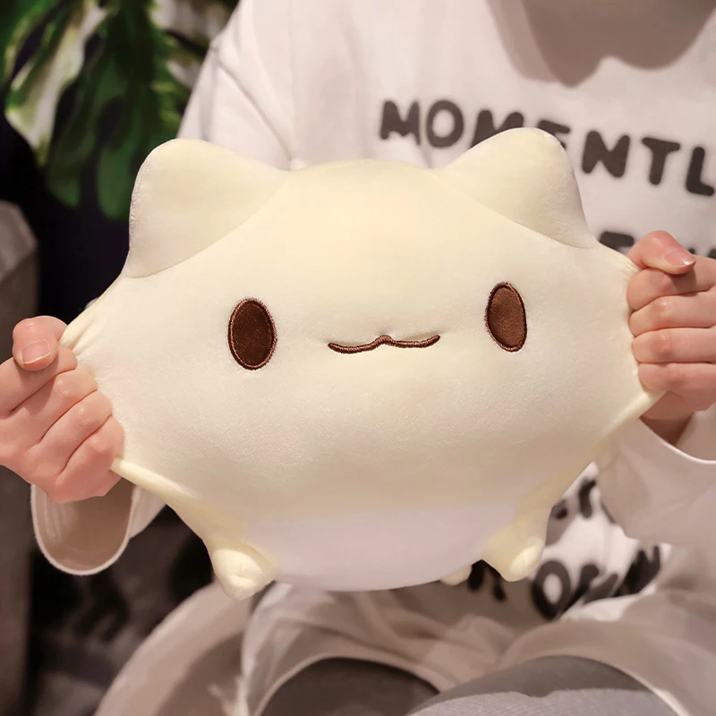 25/30cm Cute Cartoon Cat With Fish Tail Plush Toys Anime Kitty Stuffed Animal Doll Soft Baby Pillow Kids Birthday Gift for Girls