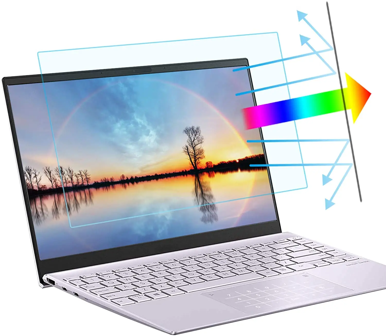 

2X Anti-Glare /Anti Blue Light Screen Protector For ASUS ExpertBook B5 P5654 P5654CVF P5655 P5650CVA P5655CVA P5655CCA 16" 16:10