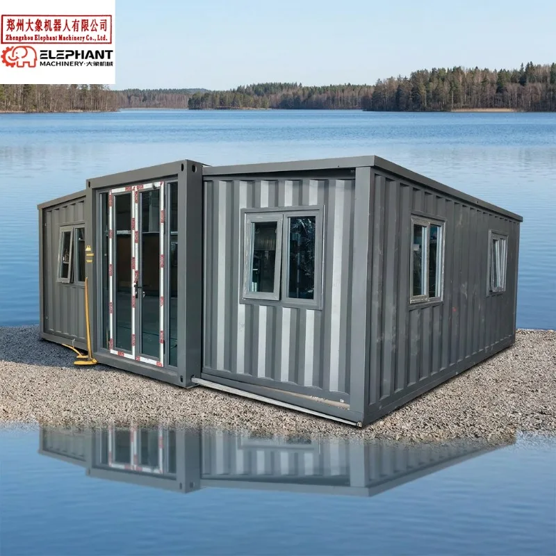 Customized 2026 Foldable Cheap Price 2 Storey Small Prefabricated Tiny House Ready Made Mini Luxury Modular With Bedroom Prefab
