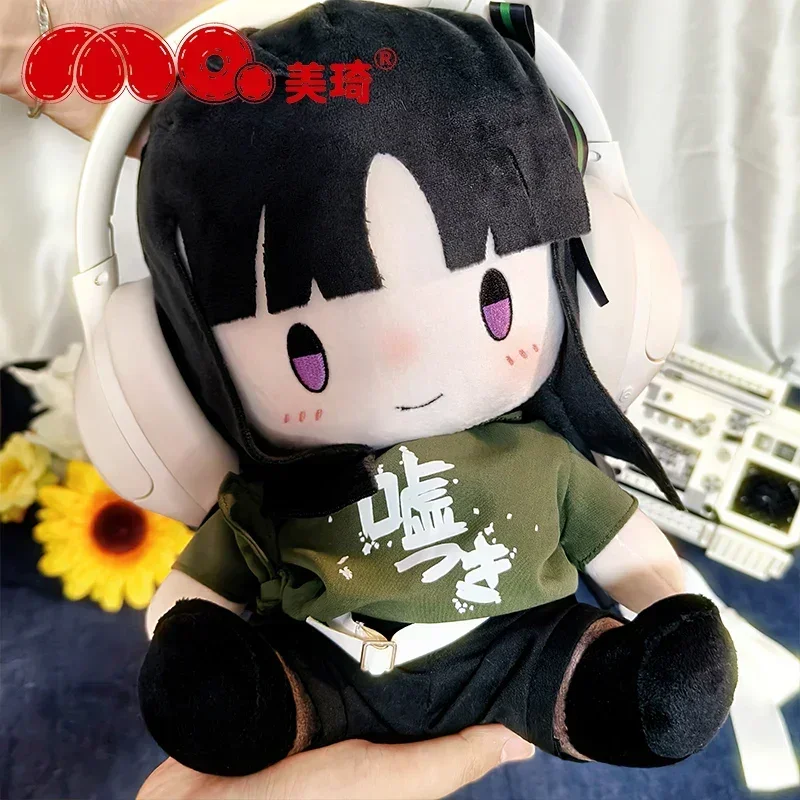 Anime GIRLS BAND CRY NINA ISERI MOMOKA KAWARAGI śliczne Cosplay pluszowa lalka postawa siedząca nadziewane zabawki figurki z kreskówek prezent 30cm