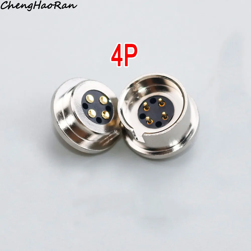 1 Paar magnetische Federsteckverbinder (1, 2, 3, 4, 5 Runde) 8mm 10mm Stecker und Buchse 2A 10A Optische Stromversorgung Pogo Pin Magnetischer Anschluss – Detail 2