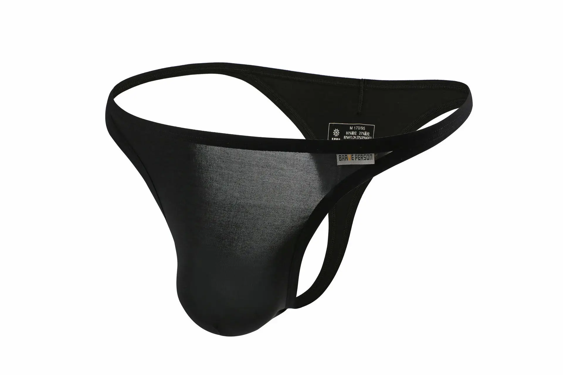 

Ice Silk Bulge Thong for Men Sexy U Convex Pouch G-string Quick Dry Underwear Gays Erotic Low Waist G-string Cool Feel Underpant
