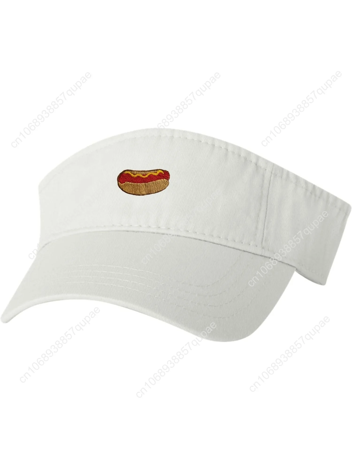 

Go All Out Adult Hot Dog Embroidered Visor Dad Hat