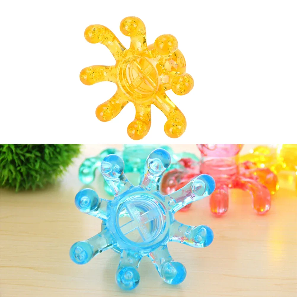 1Pc Handheld Octopus Massager Portable Crystal Massage Relieves Neck Abdomen Back Muscle Pain Color Random - Image 3