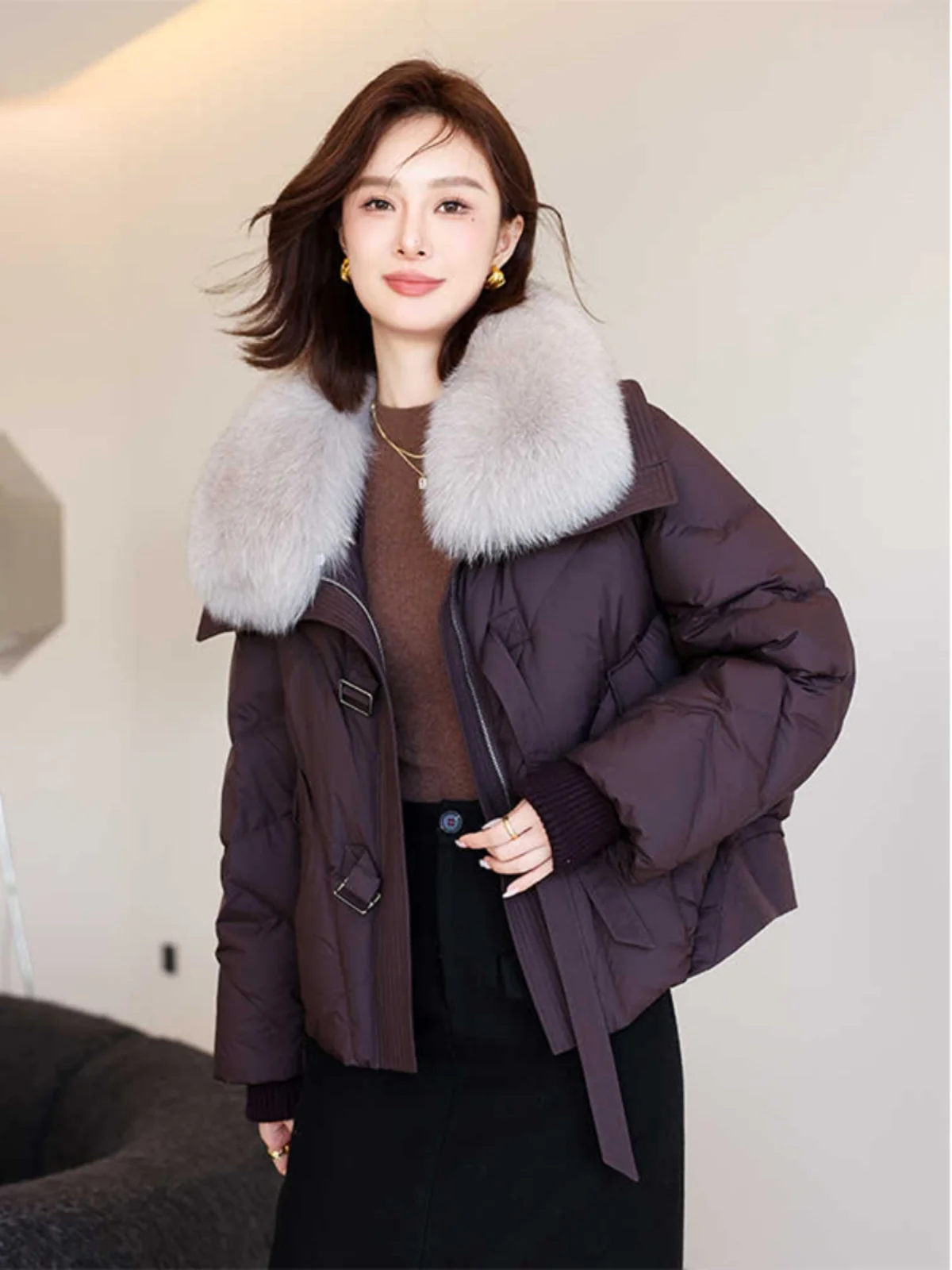 

Женская утепленная хлопковая куртка-кардиган в корейском стиле, свободного кроя, с наполнителем из полиэстера, для зимы