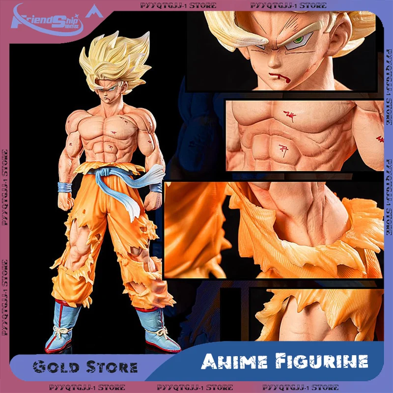 Figuras de Anime Dragon Ball Z Son Goku, modelo Super Saiyan de PVC, colección periférica de animé, decoración, muñecas, modelo de juguete