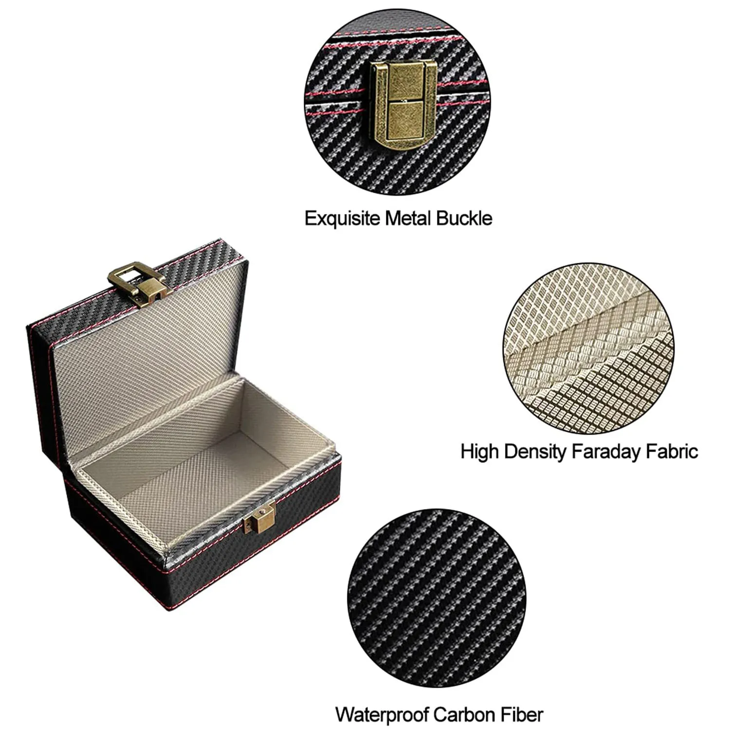 Boîte Faraday pour voiture, protecteur de porte-clés, signal en cuir, antivol, signal RFID, Bchampionship, HTML