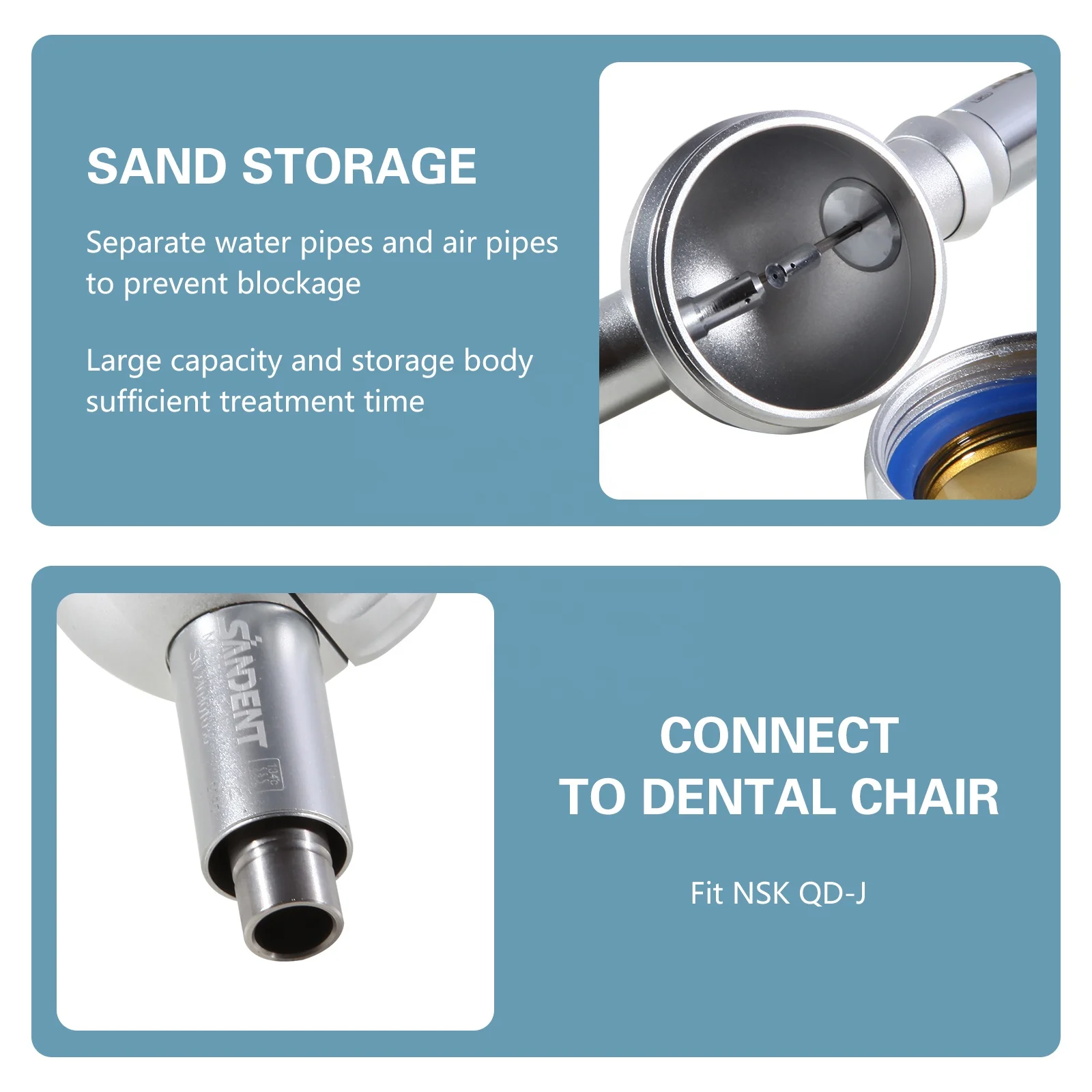 ¡Nuevas llegadas! Den tal Prophy-pulidor de flujo de aire, pieza de mano compatible con acoplamiento NSK QD-J B2/M4