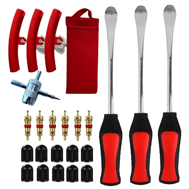 Motorcycle Tire Spoons With Rim Protector Motorcycle Tire Changing Lever Portable Tire Changer Levers For Motorcycle Bike Repair view 3