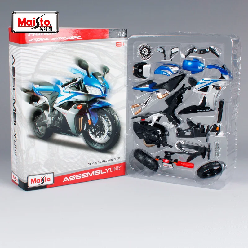 Maisto 1:12 혼다 CBR 600 RR 어셈블리 버전 합금 오토바이 모델 다이 캐스트 금속 장난감 모델 시뮬레이션 컬렉션 어린이 선물