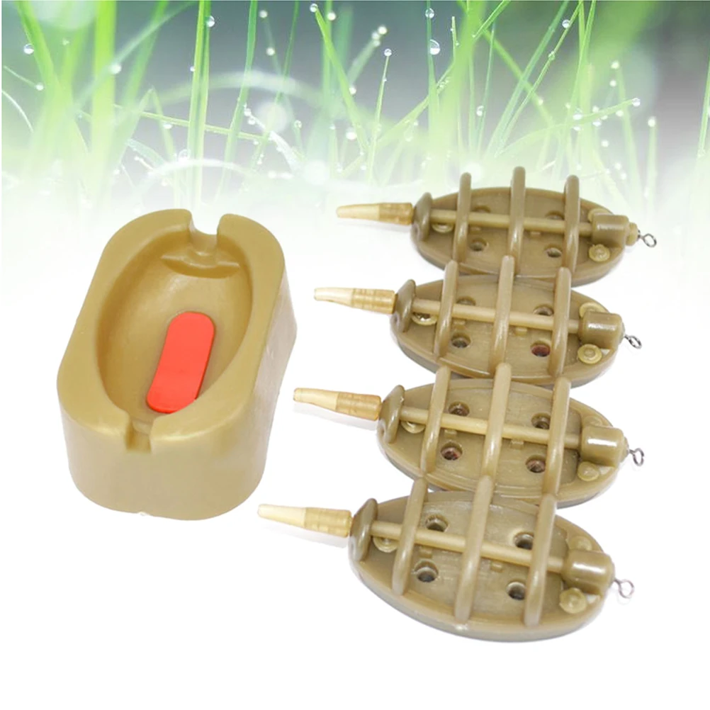 

Carp 15g 20g 25g 35g Inline Feeders Mould Carp Bait Tray Mould Tool