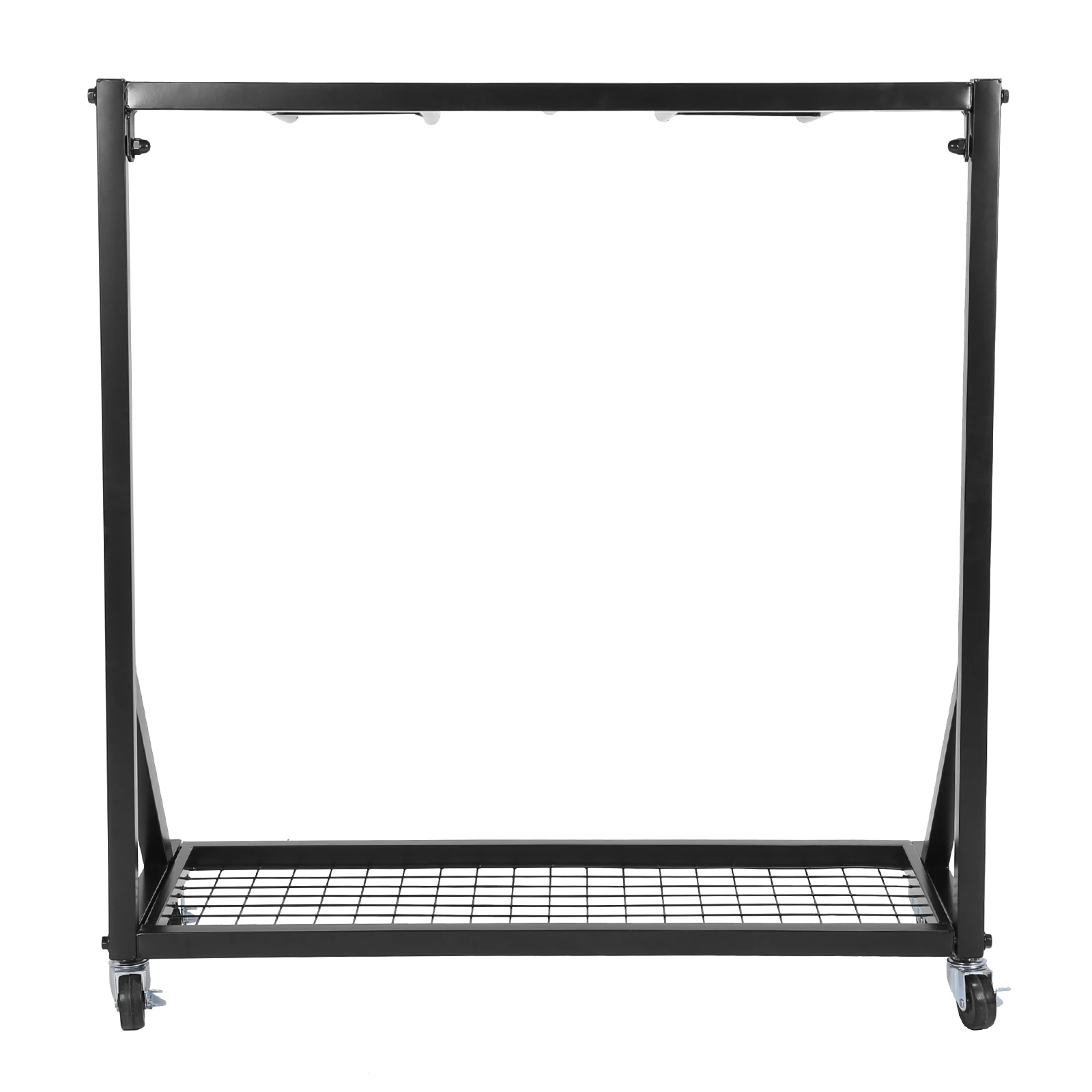 

Tennis Racket Storage Organizer Holder Rack with Wheels Rolling Mobile Sports Equipment Cart for School/Gym/Training Ground