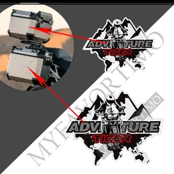 Trunk Luggage Panniers Aluminium Cases Adventure Protector For Triumph TIGER 660 800 850 900 1050 1200 Stickers Decals Tank Pad