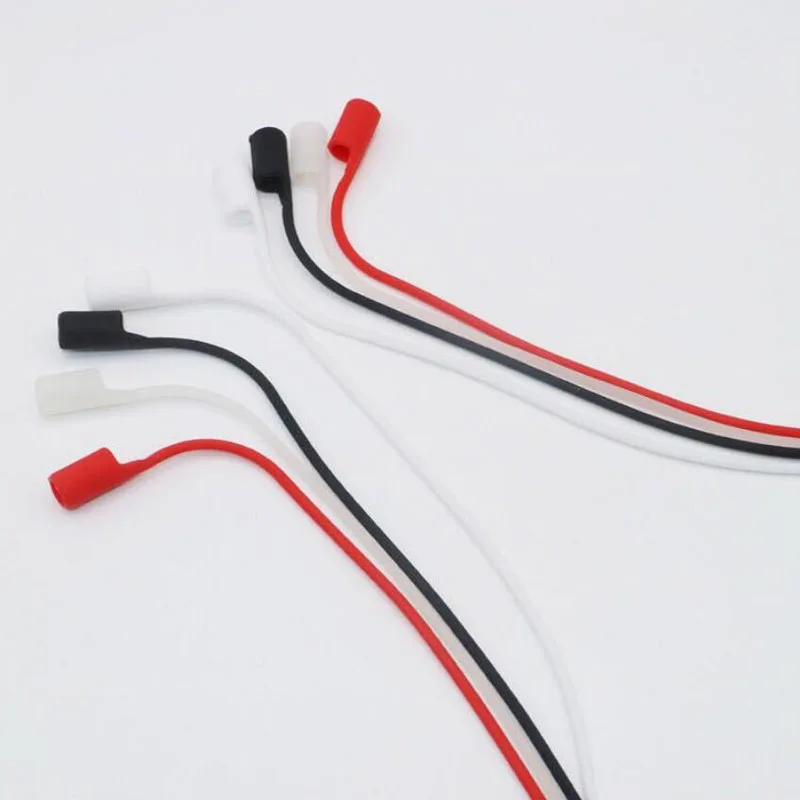 실리콘 이어폰 로프 홀더 애플 아이폰 X 8 7 AirPods 무선 블루투스 헤드폰 넥 스트랩 코드 문자열에 대 한 안티-분실 케이블