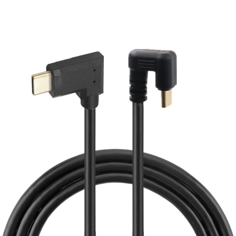 10Gbps 5A USB 3.1C to C Cable,Type-C charging data cable U-shaped elbow 90 Degree Cable for Laptop & Tablet & Mobile Phone