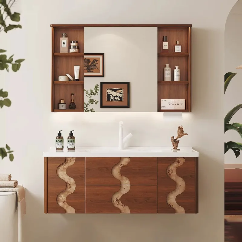 Luxury Floating Bathroom Cabinet Royal Classic  Standing Wood Wall Mounted Bathroom Vanity With Sink