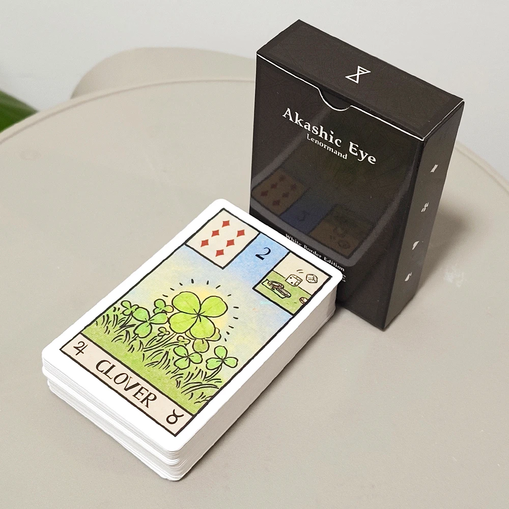 

Akashic Eye Lenormand: набор для гадания из 61 карт (36 традиционных + 12 новых + 13 дополнительных) Современные иллюстрированные карты-оракулы 9*6 см