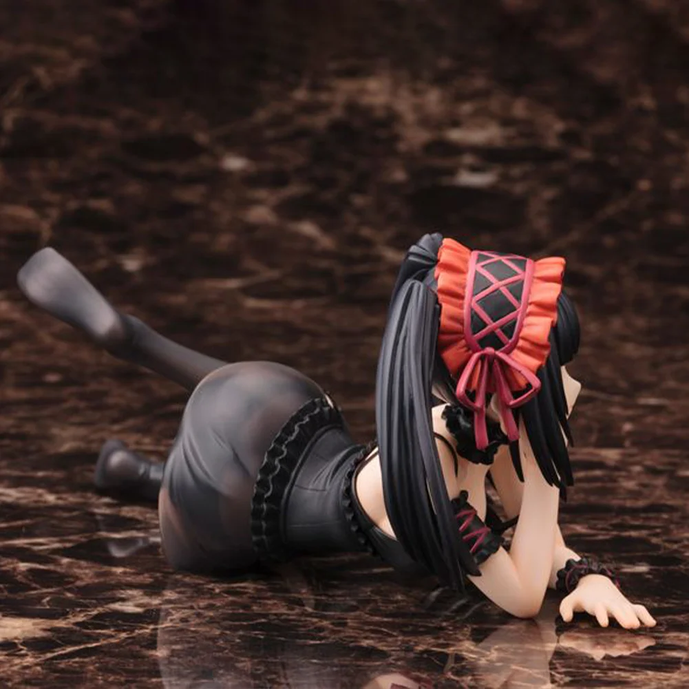 

Anime Figure Tokisaki Kurumi Pajamas Prone Position Action Figure Tokisaki Kurumi Figurine PVC Model Toy Collection Statue Gifts