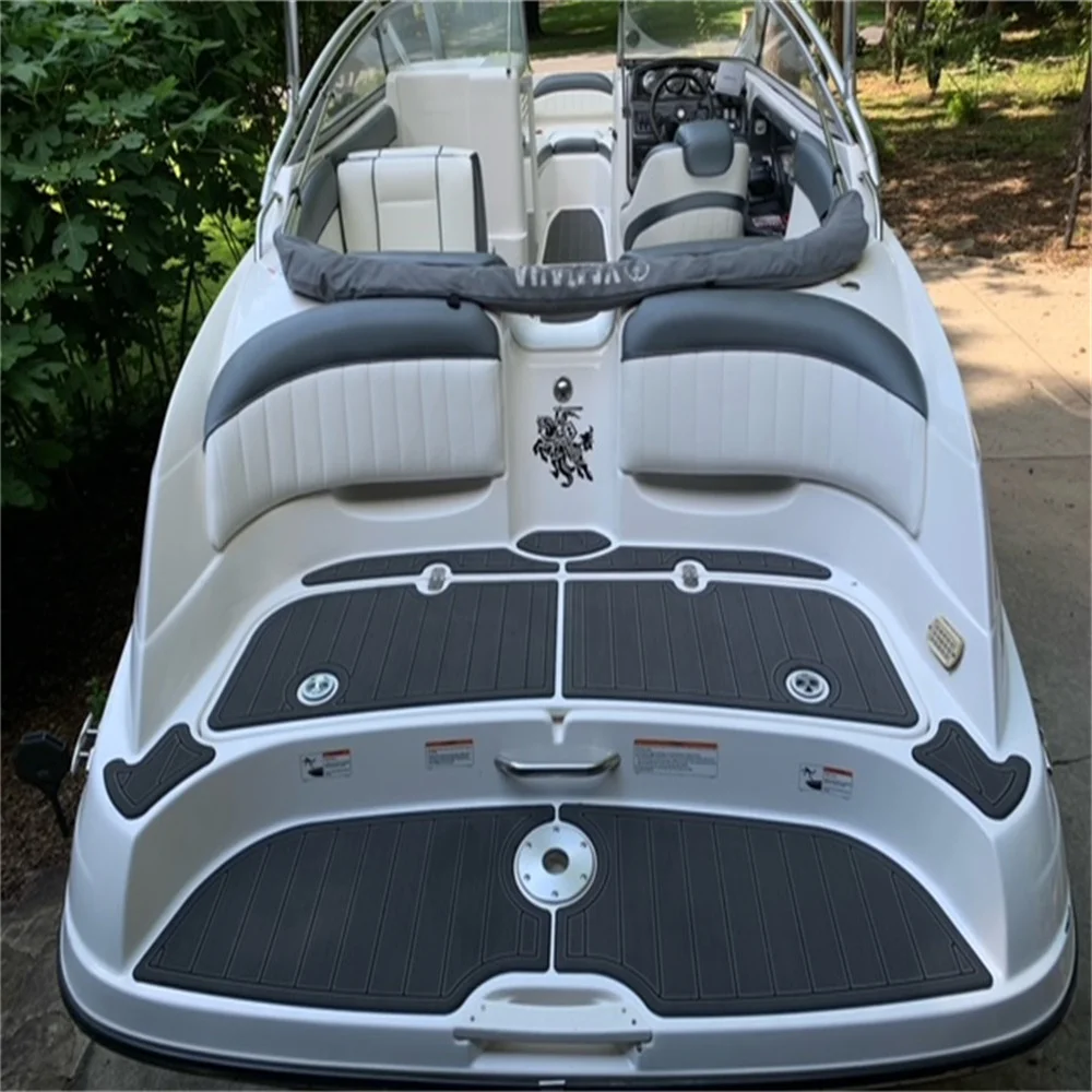 2017 Ya-ma-ha AR195 Piattaforma di nuoto Cockpit Pad Barca Schiuma EVA Tappetino in teak SeaDek Gatorstep Style Auto adesivo V336 C46M