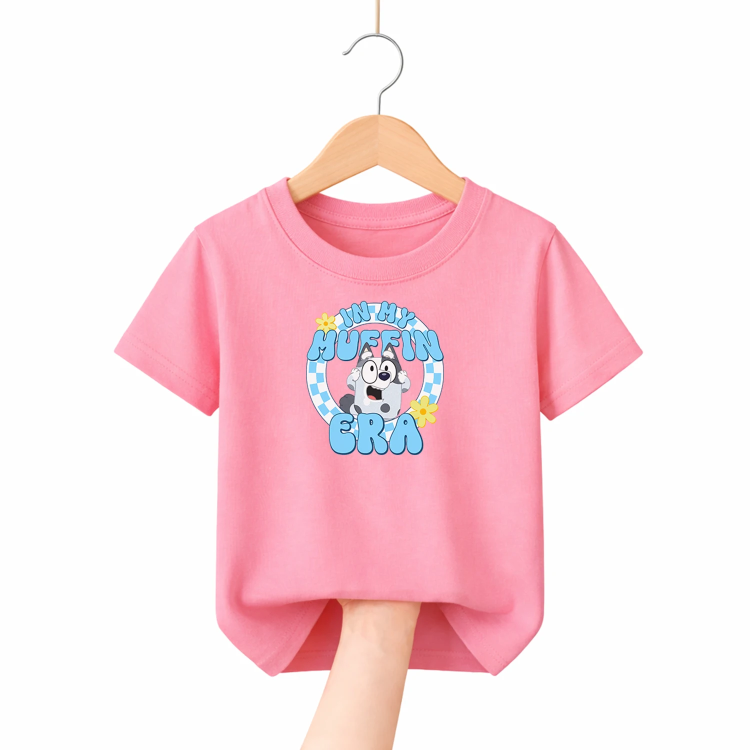 

Bluey Cotton Tee Kids Character Style Casual Outfit