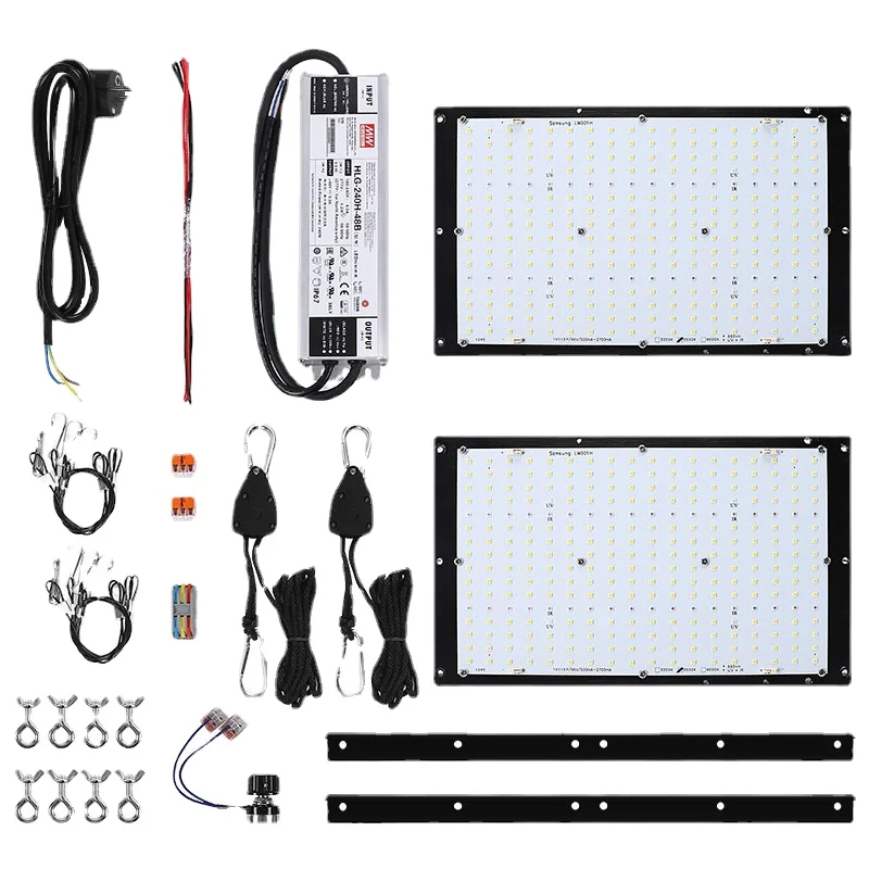 Quantum Board Samsung LM301H Led Full Spectrum Grow Light Phytolamp for Plants Complete Kit 120/240W 660nm Greenhouse Indoor