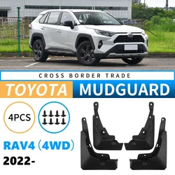 Fender Lama Guarda Respingo Flaps, Acessórios Paralama para Toyota RAV4 2019-2023 Híbrido XA50 2022
