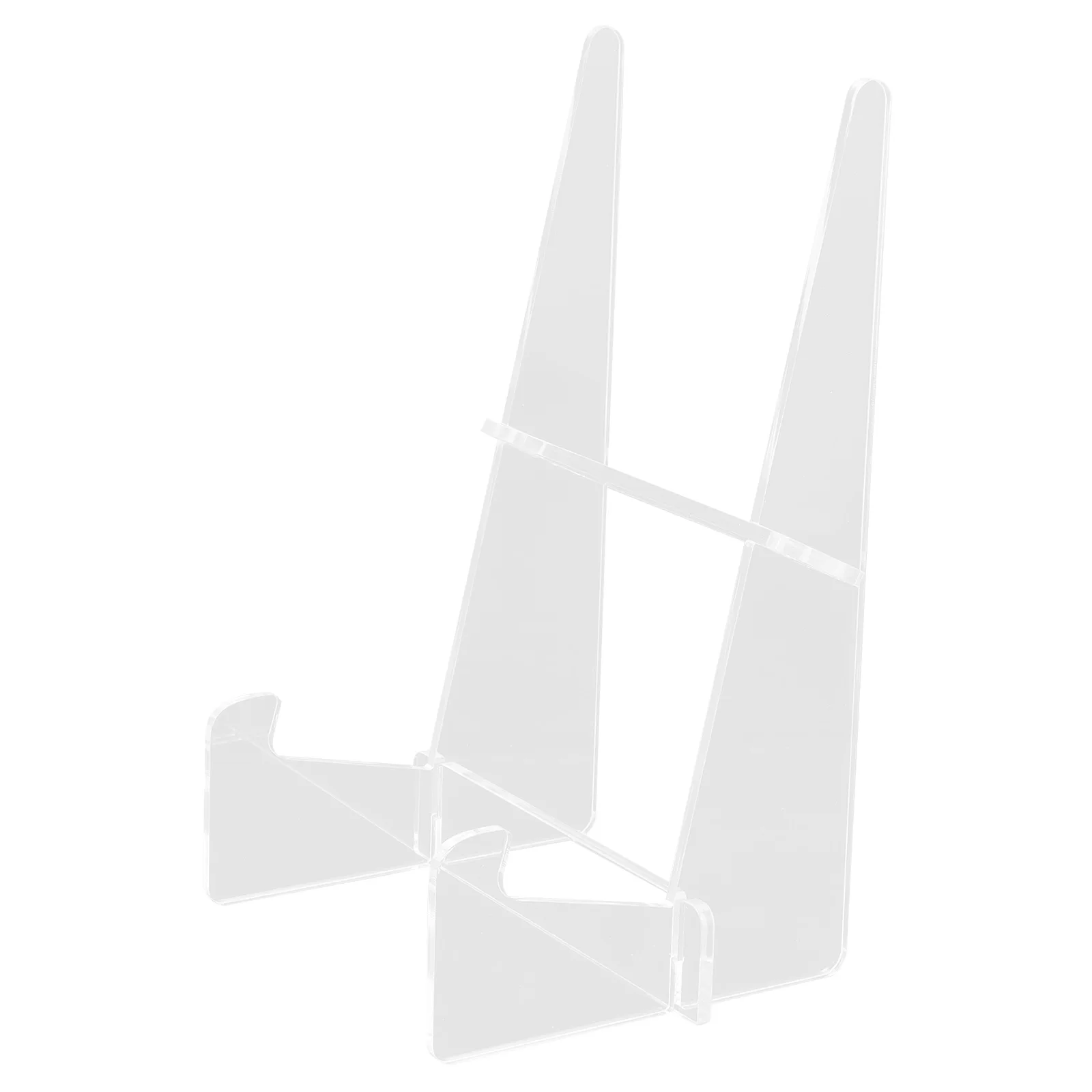 Acrylic Recipe Holder Stand for Display Clear Holder Sturdy Transparent Book Rack Space Saving Kitchen