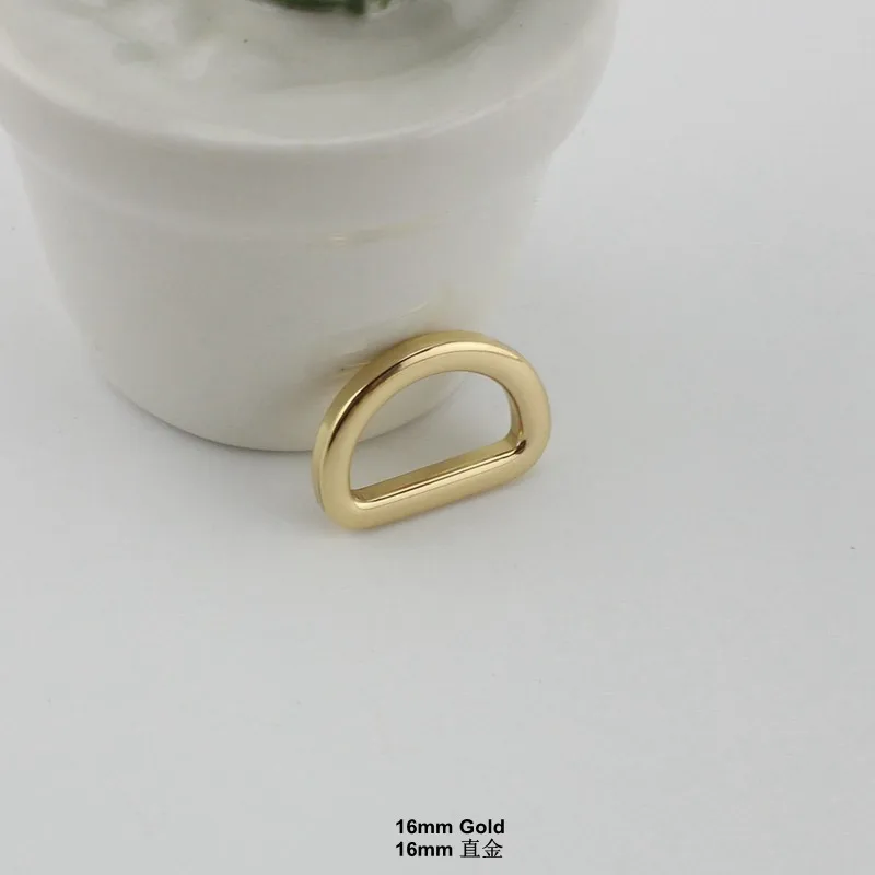 30-100pcs 13mm 16mm 19mm 25mm 33mm 38mm High quality Welded Belt Strap D ring Handbag Webbing Adjusted Alloy Adge D Ring