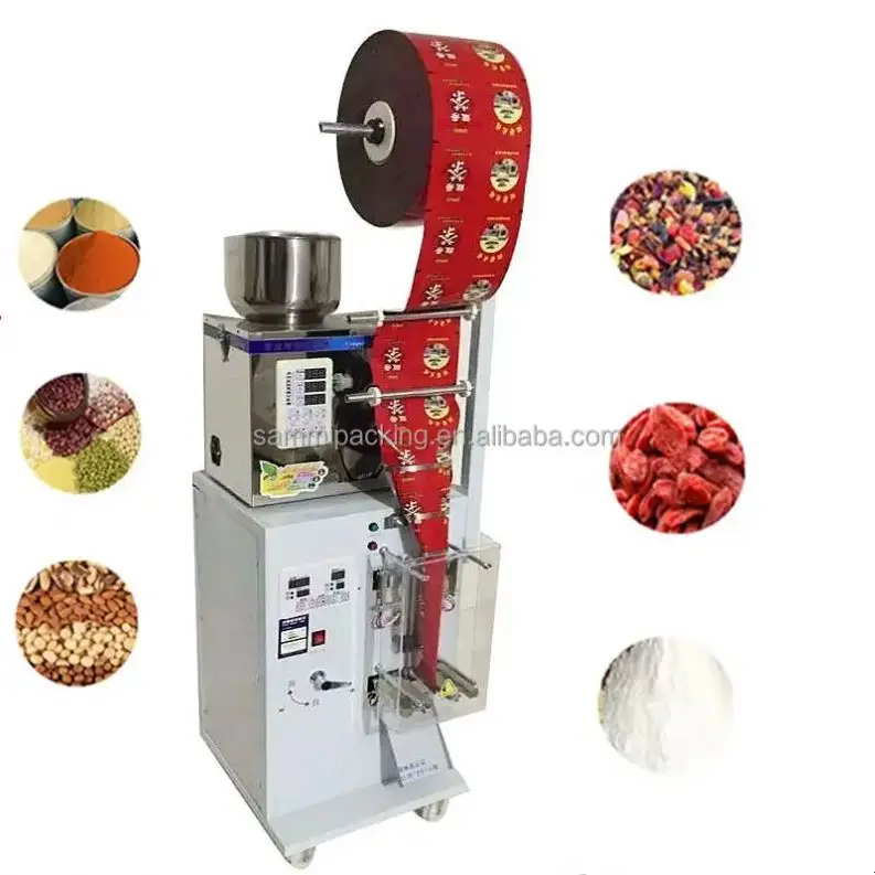 Coffee Spice Salt Pepper Granule Powder Twin Bag Pack Sachets Packaging Machine