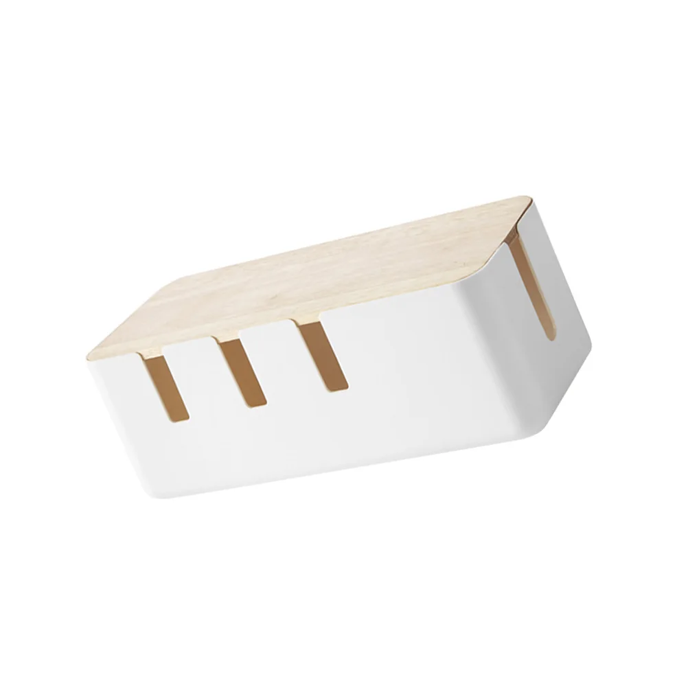 

Sturdy Durable Wire Storage Box Household Plastic Cable Organizer Case For Power Strip Cables Anti-Dust Water Resistant