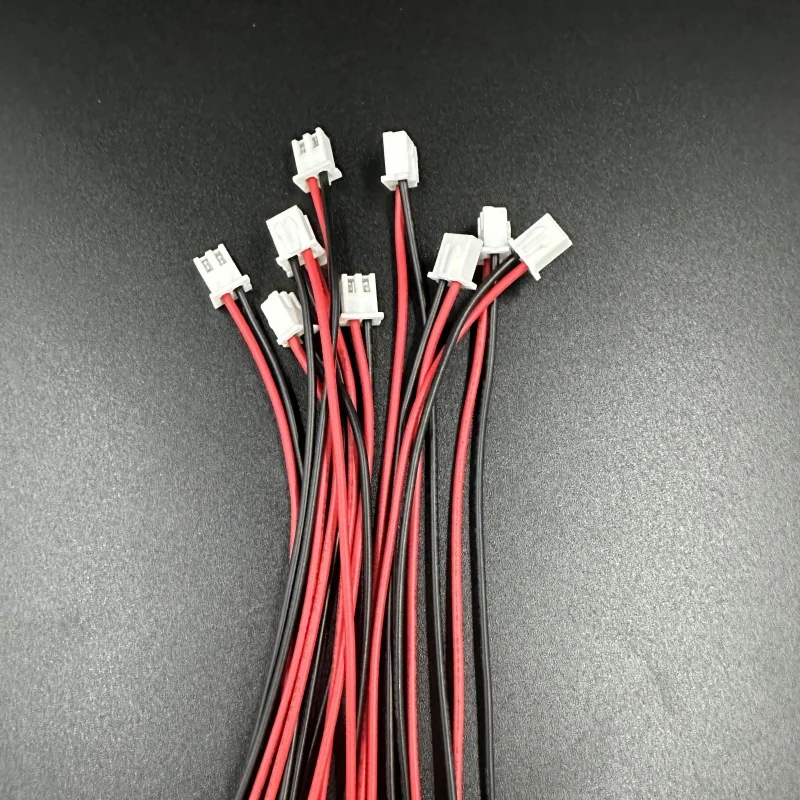 

10pcs/Set JST XH2.54mm Male Connector 2 Pin Crimping Connectors Electronic Wire With Cable 22AWG Wires XH 2.54mm Terminals