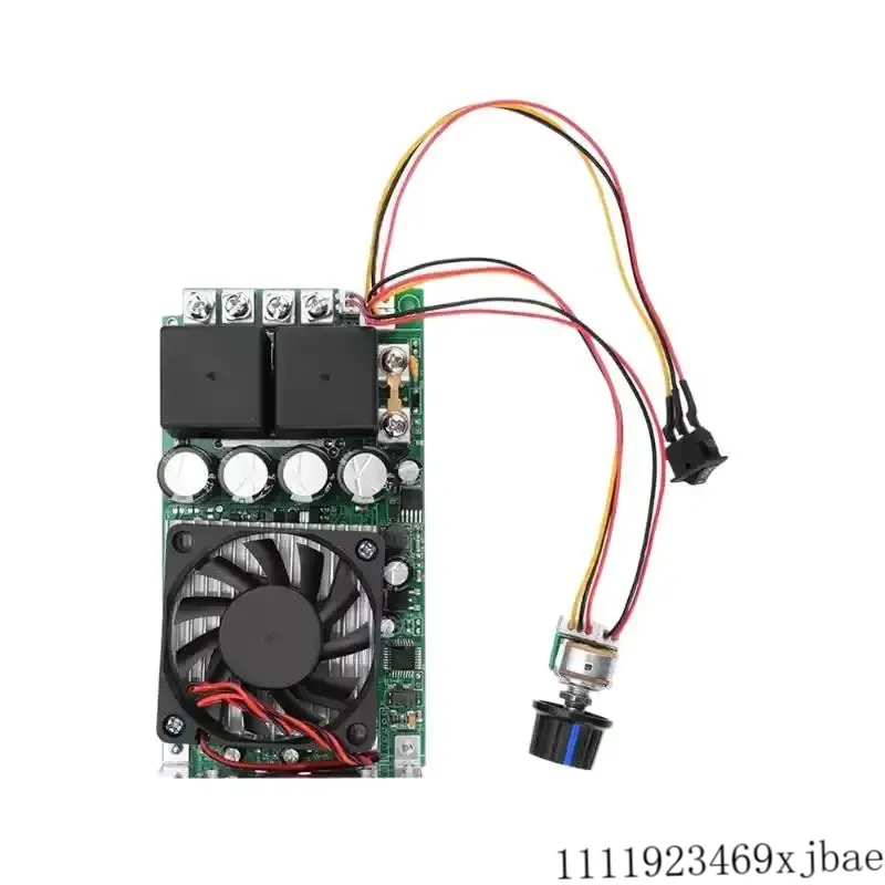 DC10-50V 100A 3000W PWM Brush Motor Speed Controller Forward/Reverse Control With Potentiometer Switch Programmable PLC Control