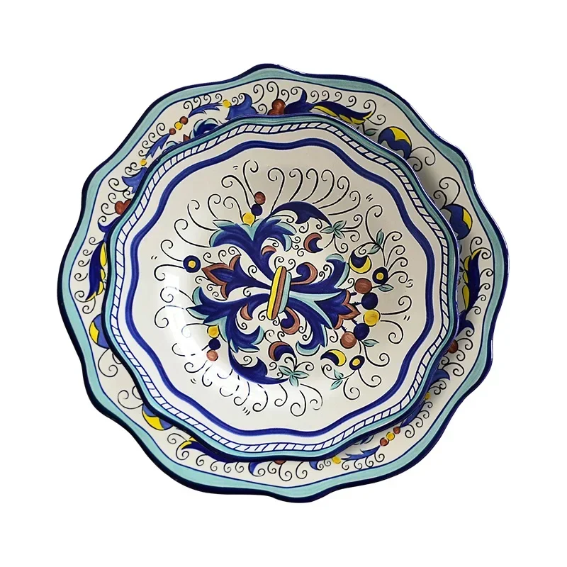 tableware Bohemia home christmas European style Ethnic customs series ceramic  western dishes large plates
