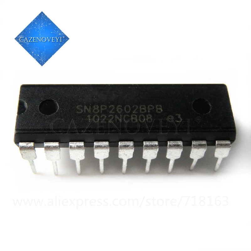 

5pcs/lot SN8P2602BPB SN8P2602BPG SN8P2602 SN8P2602AP SN8P2602CPB DIP-18 In Stock