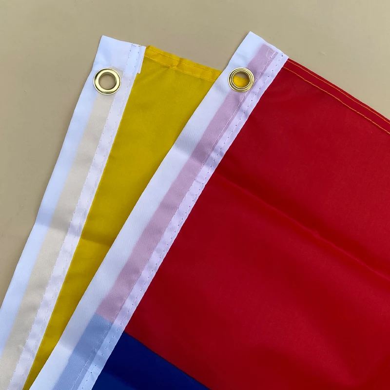 EOODLOVE Colombian Flag 90x150cm Colombian Flag Polyester Material Indoor and Outdoor Event Celebration Decoration Banner Flag