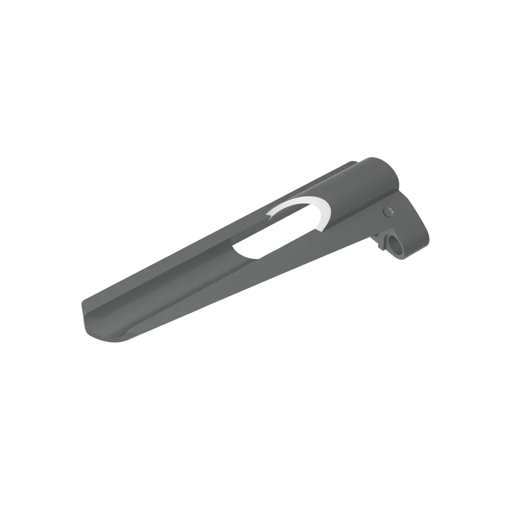 Senbo GDS-1349 Technische paneelkuip #   8 klein lang, groot gat, zijkant B compatibel met LEGO 32535 bouwstenen