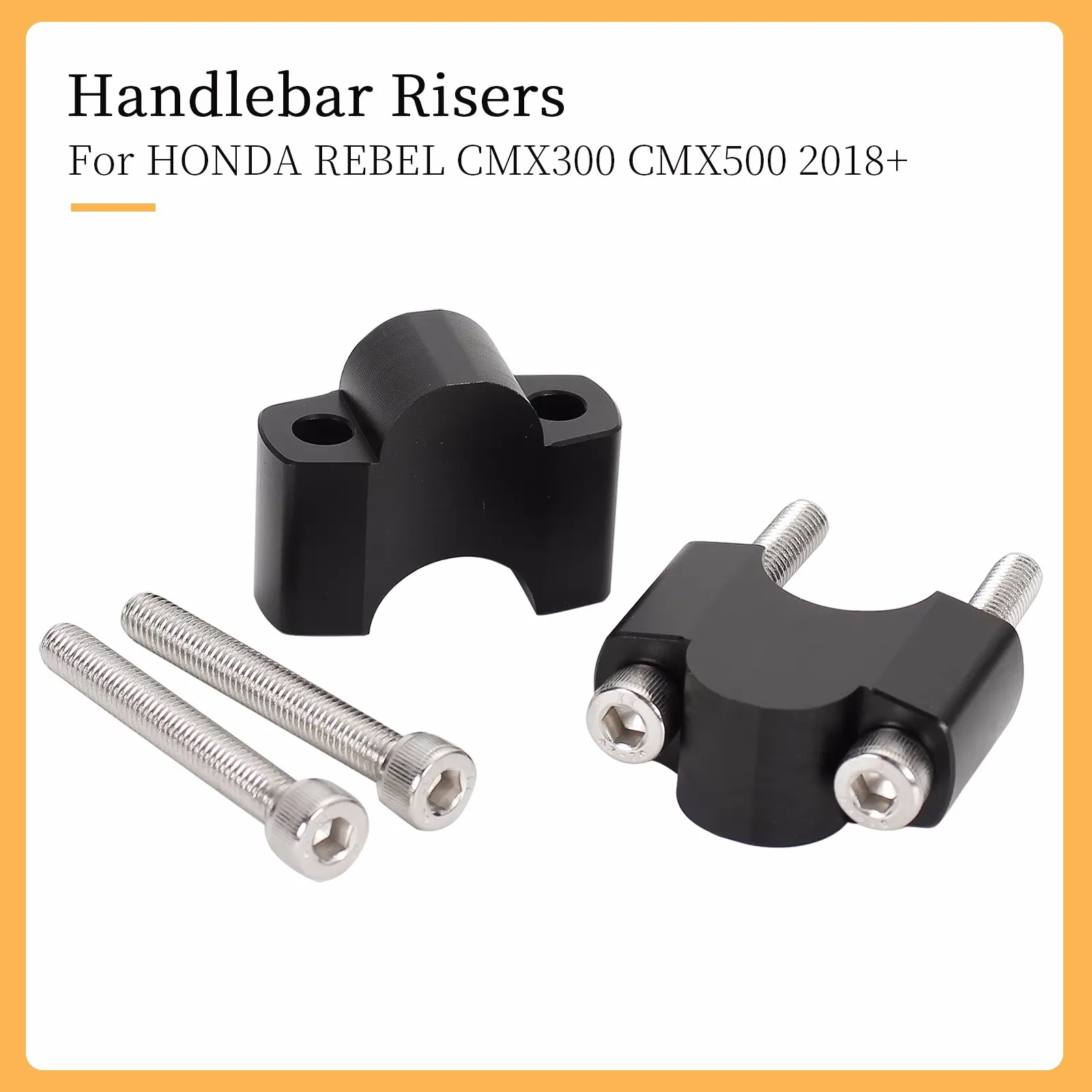 

Handlebar Risers For HONDA REBEL CMX300 CMX500 2018-ON Handle Height Up Aluminum Motorcycle Accessories