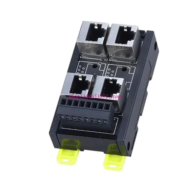 RJ45 Networking Port Terminal Block Cable to 8Pin 2/3/4/5/6 Hole Hub Switcher 